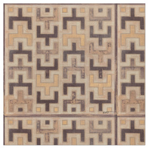 Tecido Padrão Decorativo de Mudo Africano