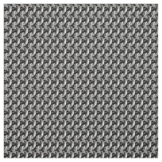 Tecido Padrão do Gótico Silver Chainmaille Impress
