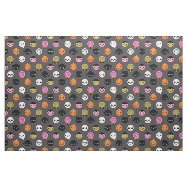Tecido Padrão do Halloween Bolinhas (Fat Quarter)