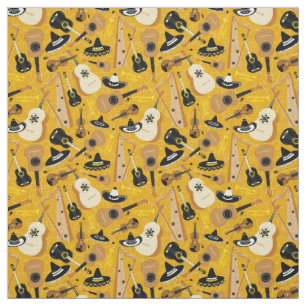 Tecido Padrão do Instrumento de Banda Mariachi