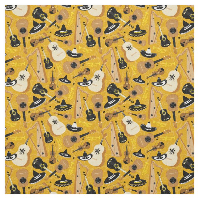 Tecido Padrão do Instrumento de Banda Mariachi (Modelo)