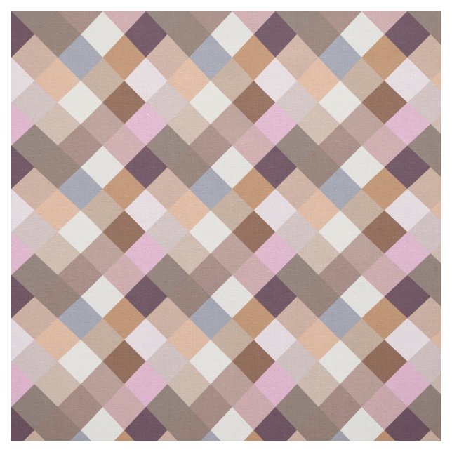 Tecido Padrão do mosaico das cores da Lavanda da Proveniê (Modelo)