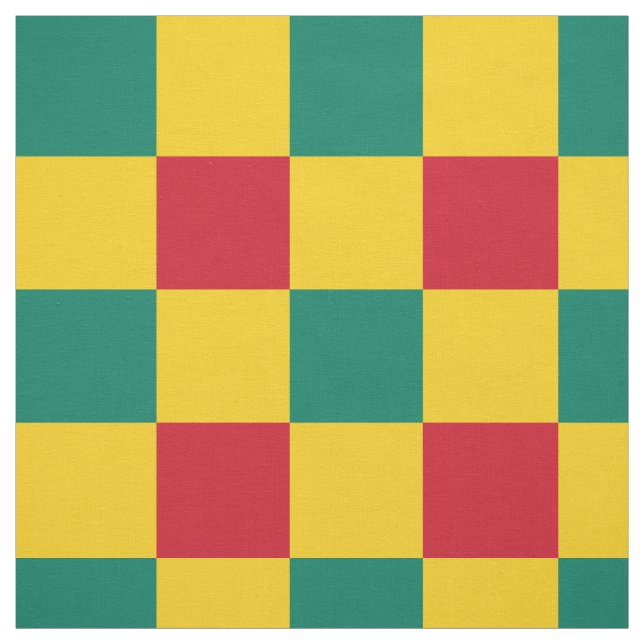 Tecido Padrão do quadro de repolhos vermelho, verde e ama (Modelo)