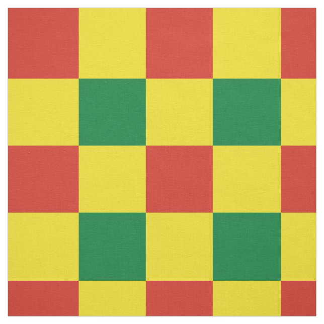 Tecido Padrão do quadro de repolhos vermelho, verde e ama (Modelo)