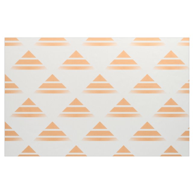 Tecido Padrão do Triângulo Geográfico Branco Laran (Fat Quarter)