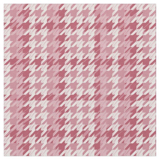 Tecido Padrão do Viva Magenta Houndstooth (Detalhe)
