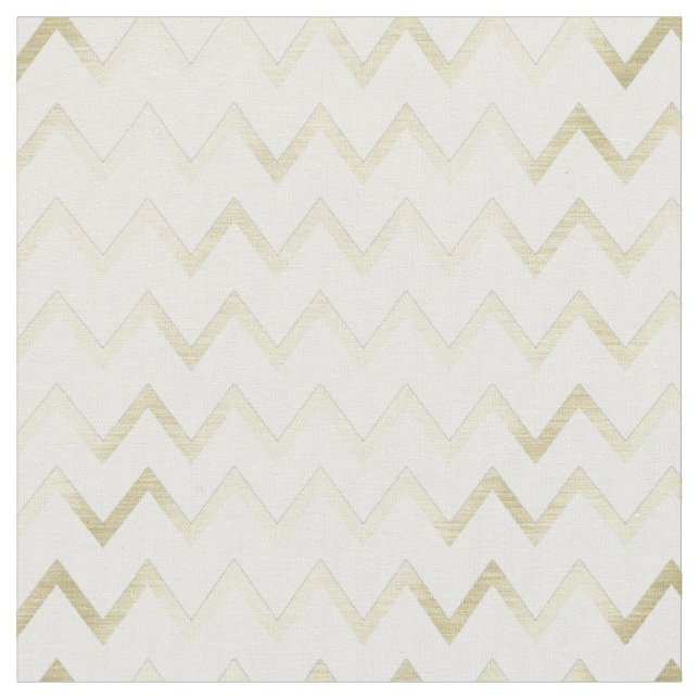 Tecido Padrão Dourado Chevron Dusky Faux Green-Faux (Detalhe)