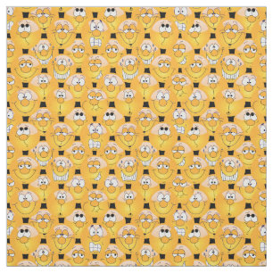 Tecido Padrão Emoji Amarelo 😀