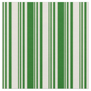 Tecido Padrão entre linhas/faixas verdes beges e escuras