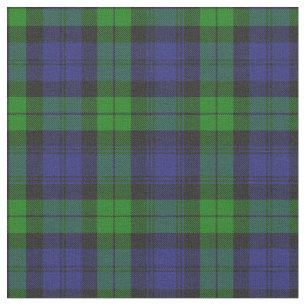 Tecido Padrão Escocês da Xadrez Tartan Black Watch