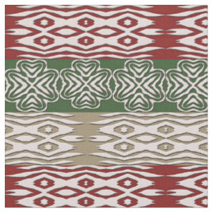 Tecido padrão étnico-africano Tribal Strips