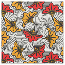 Padrão Floral Africano Ancara