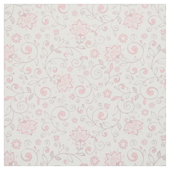 Tecido Padrão Floral da Rosa claro Elegante (Modelo)