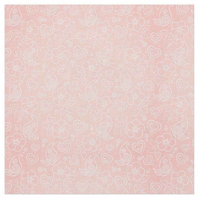 Tecido Padrão floral decorativo (Detalhe)