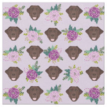 Padrão floral roxo de chocolate