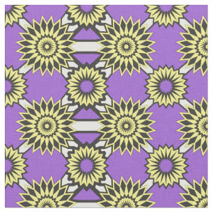 Tecido Padrão floral roxo sem costura do Orgulho Não Biná