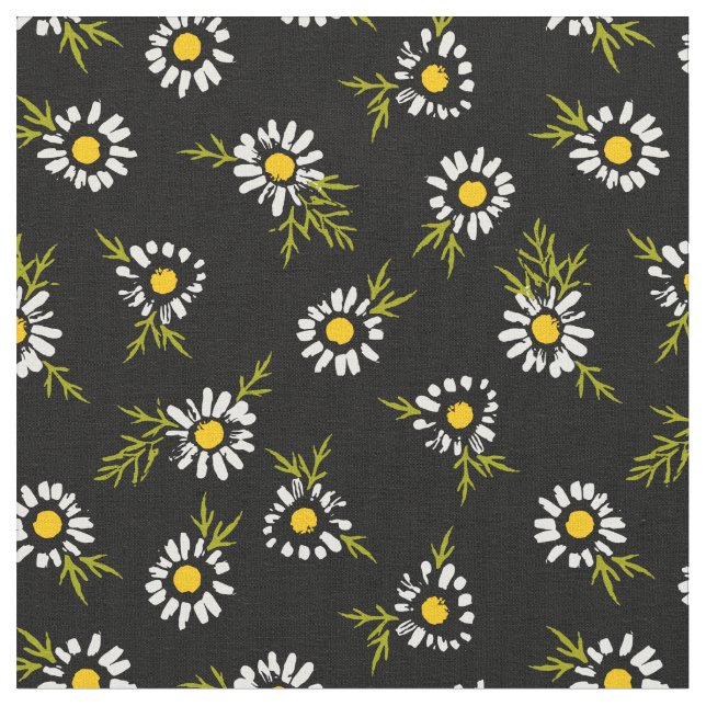Tecido Padrão Floral Soft Daisy (Detalhe)