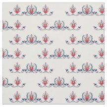 Padrão Floral Têxtil Folclórico Húngaro