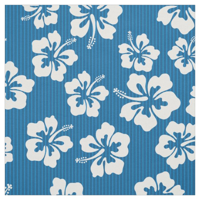 Tecido Padrão floral tropical Hawaiian Hibiscus (Modelo)