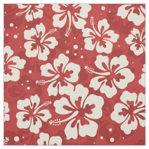 Tecido Padrão floral tropical Hawaiian Hibiscus