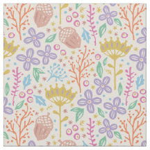 Padrão floral vintage no estilo boho.