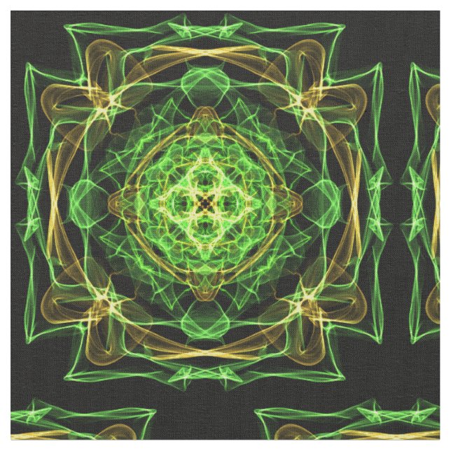 Tecido padrão fractal abstrato (Detalhe)