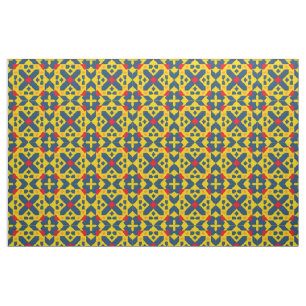 Tecido Padrão Geométrico Abstrato