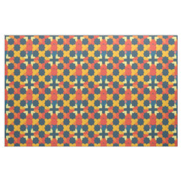 Tecido Padrão Geométrico Abstrato