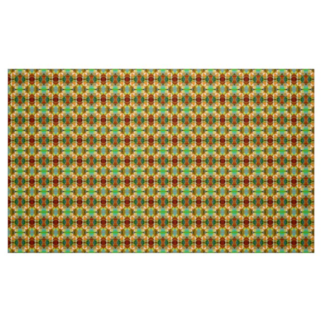 Tecido Padrão geométrico colorido (Fat Quarter)