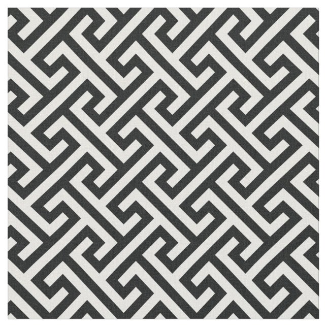 Tecido Padrão geométrico das teclas preto e branco (Detalhe)