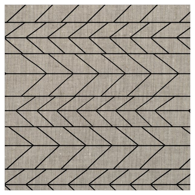 Tecido Padrão geométrico de abstrato preto e qualquer (Modelo)