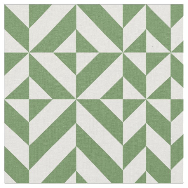 Tecido Padrão Geométrico de Deco de Corte Florestal (Detalhe)