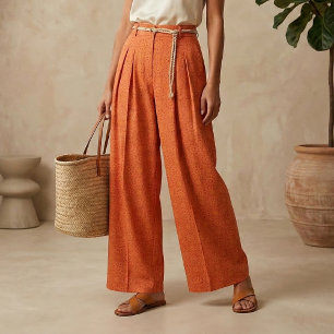 Tecido Padrão Geométrico de Na moda Laranja sofisticado