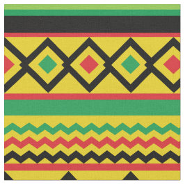 Tecido Padrão Geométrico do Kente Africano