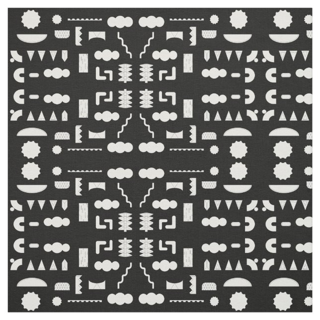 Tecido Padrão Geométrico dos anos 80 (Modelo)