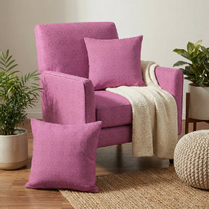 Tecido Padrão Geométrico Magenta Boho Chic