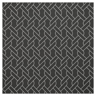 Tecido padrão geométrico preto e branco impressão