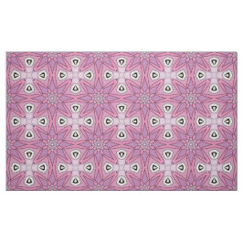 Tecido Padrão geométrico rosa decorativo em estilo vibran