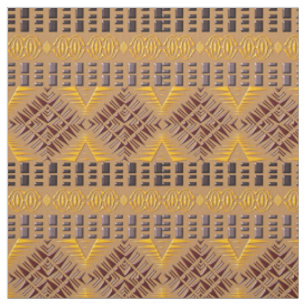 Tecido padrão geométrico tribal africano