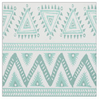 Padrão Geométrico Tribal Mint-Green