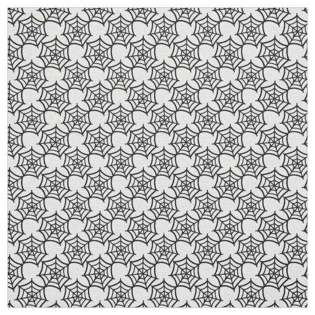 Tecido padrão halloween da teia aranha (Modelo)