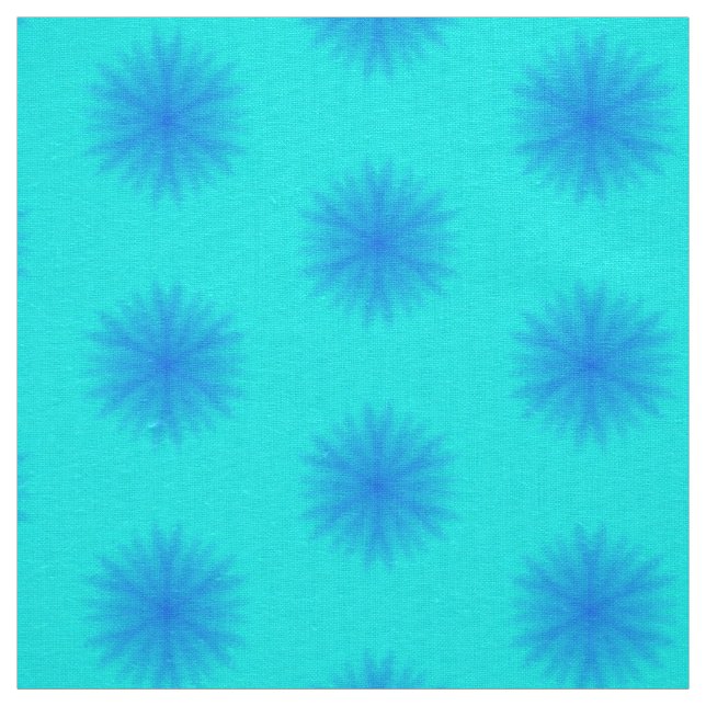 Tecido Padrão Icy Aqua e Blue Snowflake (Modelo)