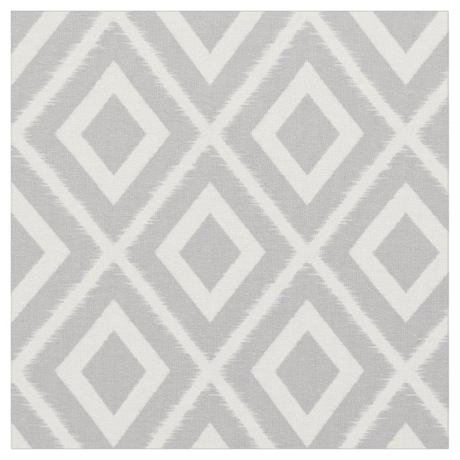 Tecido Padrão Ikat da Cinza Moderna (Detalhe)