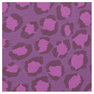 Tecido Padrão impressão de chic bold orquídea roxa chi