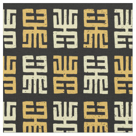 Tecido Padrão inspirado no Impressão de lama| Preto/Amare