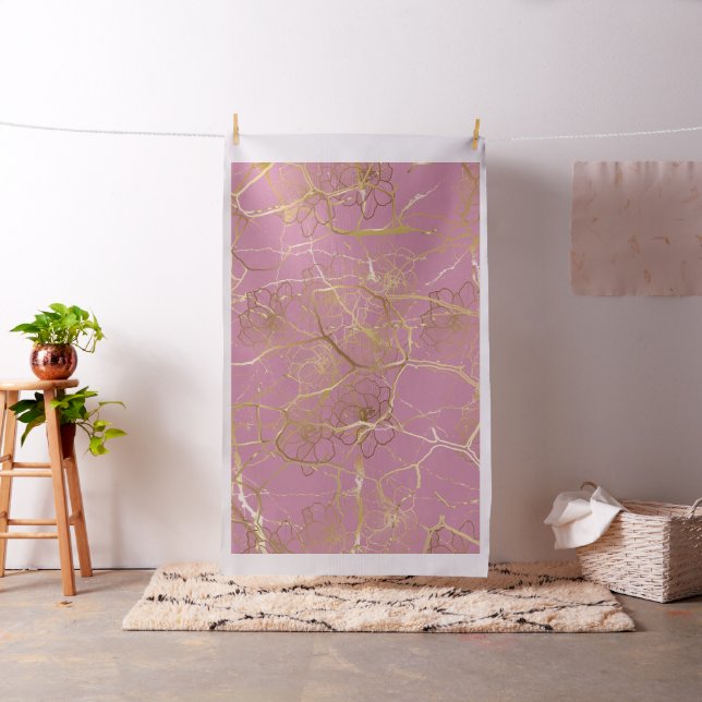 Tecido Padrão Kintsugi Japonês. (In Situ)