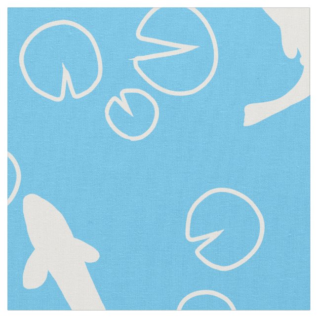 Tecido Padrão koi moderno e mínimo (Detalhe)