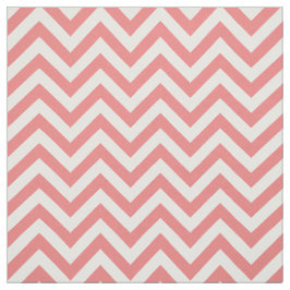 Tecido Padrão LG Chevron ZigZag Branco Leve Coral 12I