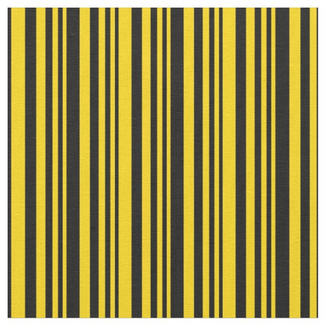 Tecido Padrão listrado/alinhado amarelo e preto (Detalhe)