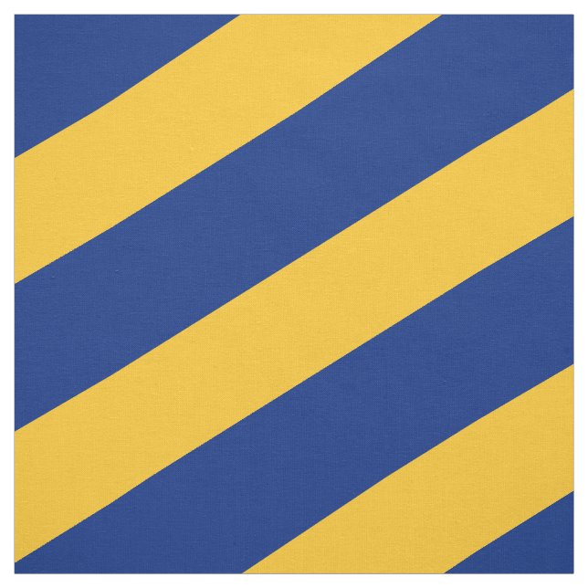 Tecido Padrão listrado azul e amarelo (Modelo)
